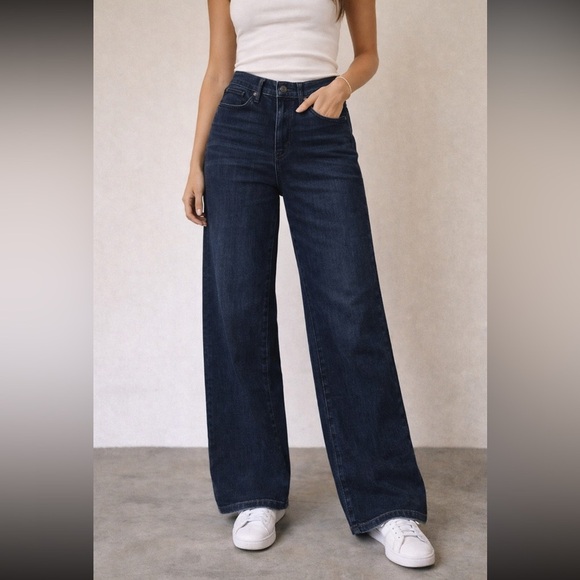 Frame Denim Dark Blue Flare Jeans - Picture 2 of 8